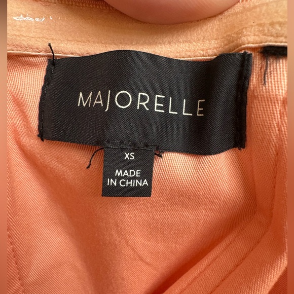 Majorelle Ursula Ruched Strapless Dress Blush Nude size XS Revolve $208 - Picture 5 of 16